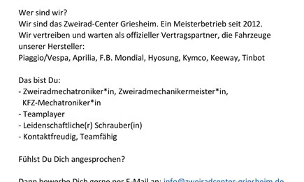 Wir suchen Mitarbeiter