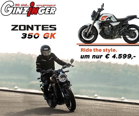 Zontes 350 GK jetzt um nur € 4.599,-