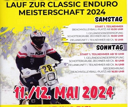 32. Internationale Neumarkter Wertungsfahrt Starterliste mit Zeitplan