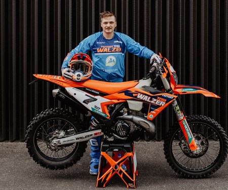 Die Walzer Teamfahrer Maurice Egger und David Rinner bauen in Türnitz ihre Führung in der Enduro ÖM Gesamtwertung weiter aus