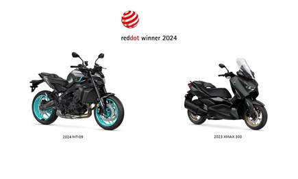 YAMAHA MOTOR ERHÄLT WELTWEIT RENOMMIERTEN RED DOT DESIGN AWARD FÜR MT-09 UND XMAX 300
