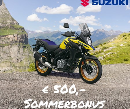 STEIG AUF!  Jetzt mit bis zu € 500,- Suzuki Sommerbonus!