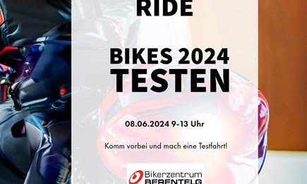 Probefahrt-Event im Bikerzentrum-BERENTELG – Samstag, 08.06.2024