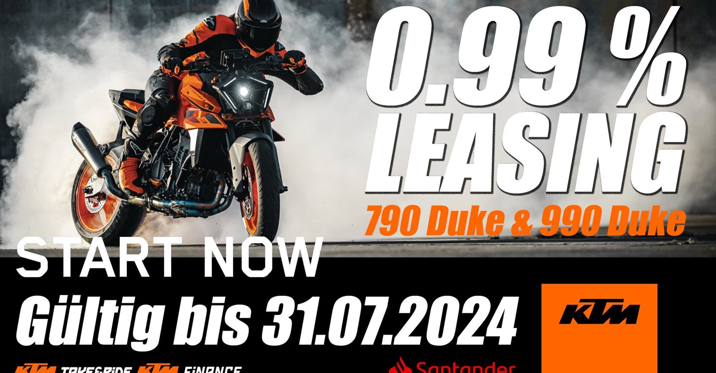 KTM LEASING AKTION 0.99% | KTM 990 & 790 DUKE MY24 