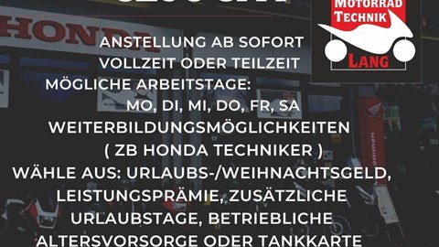 MECHANIKER/ IN GESUCHT