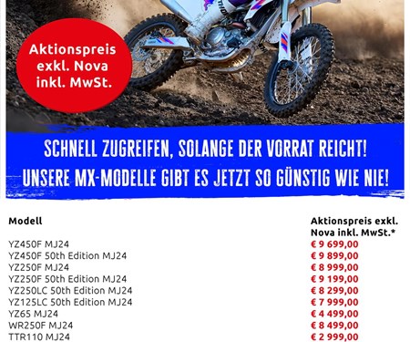 ABVERKAUF NEUFAHRZEUGE 