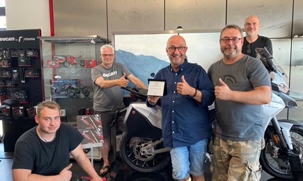  -  DUCATI CSI AWARD - für Team Wahlers