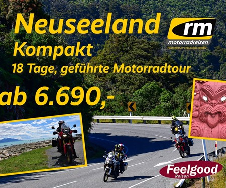 Neuseeland Motorradtour