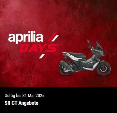 Aprilia SR GT 125 und 200 Angebote