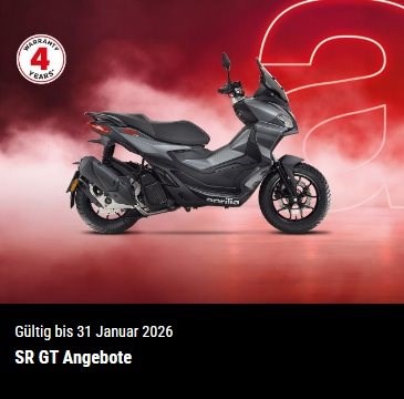 Aprilia SR GT 125 und 200 Angebote