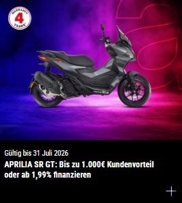 Aprilia SR GT 125 und 200 Angebote