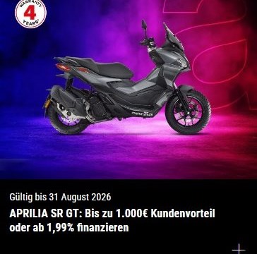 Aprilia SR GT 125 und 200 Angebote