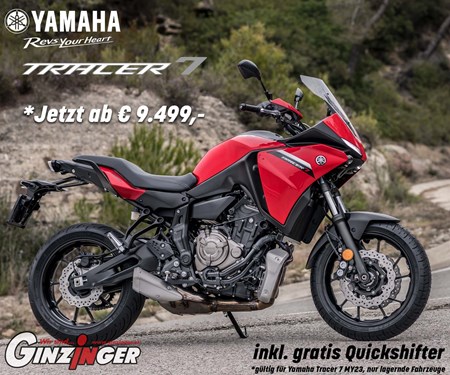 Tracer 7 Special Preis: ab € 9.499,- inkl. Quickshifter