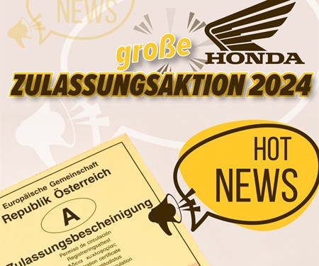 Honda erweiterte Zulassungsaktion 