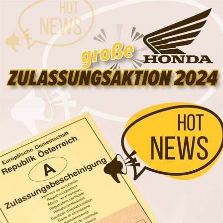 Honda erweiterte Zulassungsaktion 