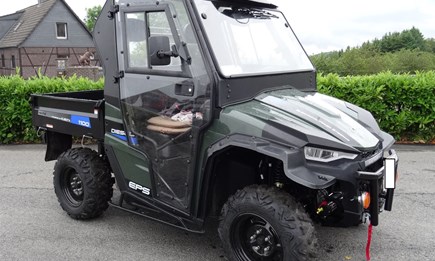 Linhai UTV 1100 mit Kubota Motor Umbau auf Vollkabine mit Heizung 