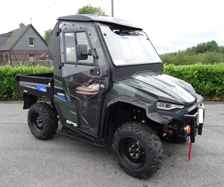 Linhai UTV 1100 mit Kubota Motor Umbau auf Vollkabine mit Heizung 