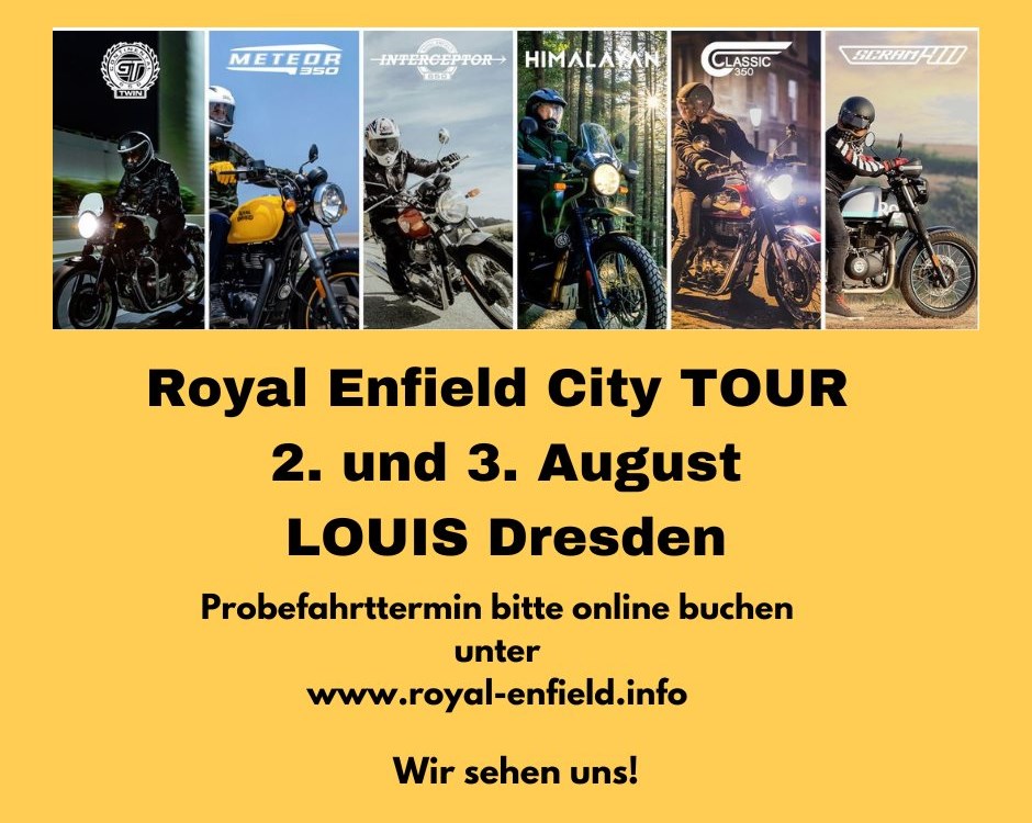 Royal Enfield City Tour Dresden