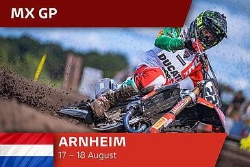 MXGP Debüt von Caroli mit Desmo 450 MX in Arnheim, NL