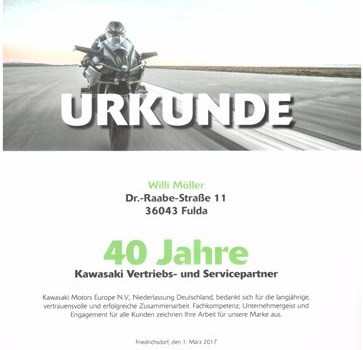 40 Jahre KAWASAKI Vertragshändler - Bild 2