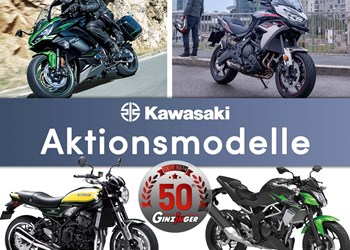 Ginzinger GmbH Filiale St.Pölten-News: Kawasaki Aktionsmodelle