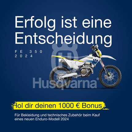 Husqvarna Enduro- Angebot!!!!!! 
Hol dir dein persönliches Enduro - Angebot von Husqvarna!!