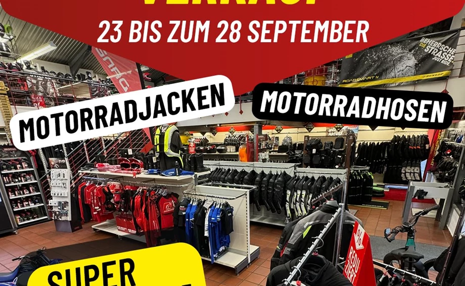 Renovierungsverkauf beim Bikerzentrum Berentelg Bild 1: Renovierungsverkauf beim Bikerzentrum Berentelg