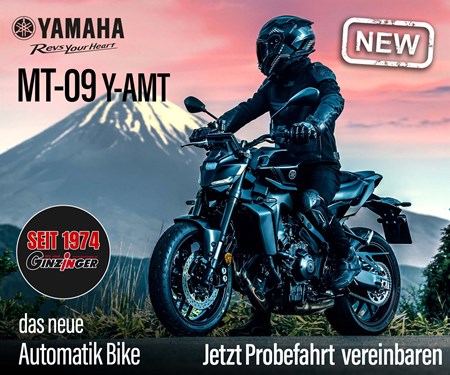 Die neue MT-09 Y-AMT - jetzt Probefahren