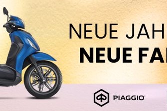 Piaggio - Neue Jahreszeit, neue Fahrten.