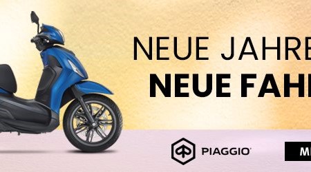 Piaggio - Neue Jahreszeit, neue Fahrten.