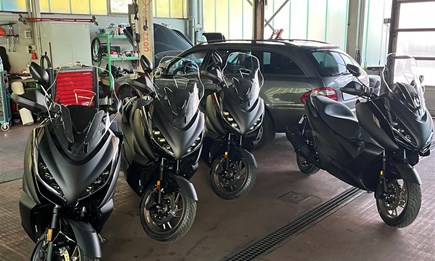 Nachschub der 350er Grossroller von Zontes