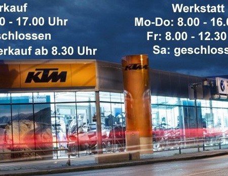 WINTERÖFFNUNGSZEITEN - ab 01.10.2024