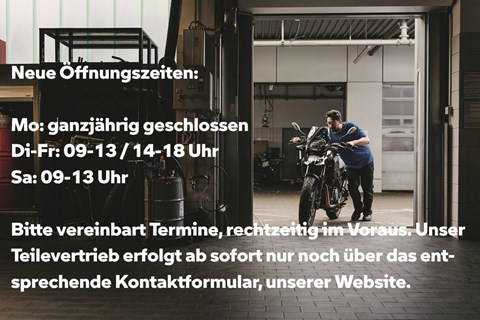 Moto-Technik Schmaus GmbH-News: Öffnungszeiten und Erreichbarkeit