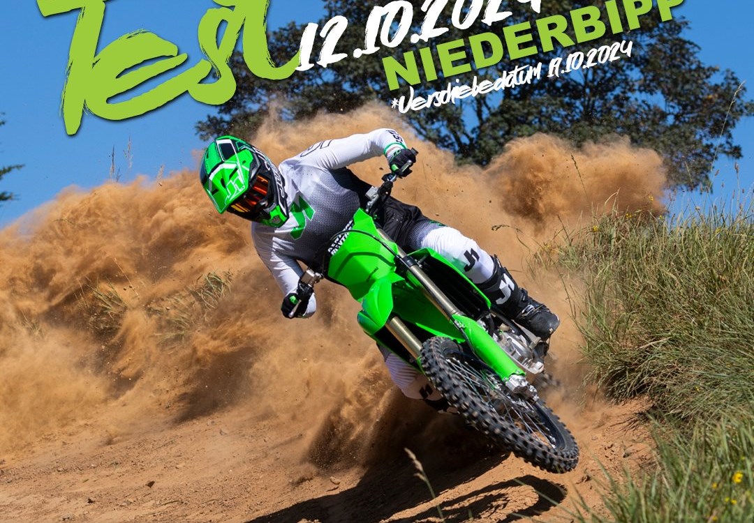 Save the date: Motocross Kawasaki Test Niederbipp!