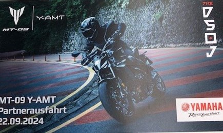YAMAHA Händlerausfahrt mit der neuen MT-09 Y-AMT 