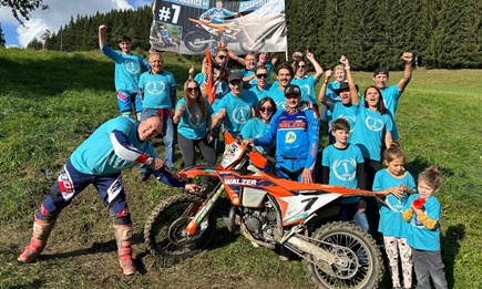Maurice Egger vom FACTORY TEAM WALZER ist Enduro STAATSMEISTER 2024!