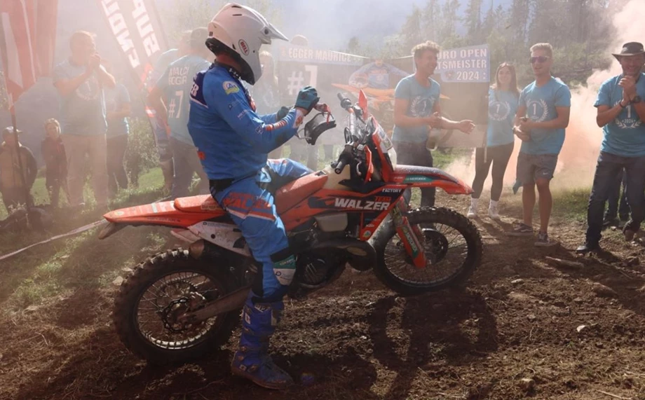 Maurice Egger vom FACTORY TEAM WALZER ist Enduro STAATSMEISTER 2024! Bild 2: Maurice Egger vom FACTORY TEAM WALZER ist Enduro STAATSMEISTER 2024!