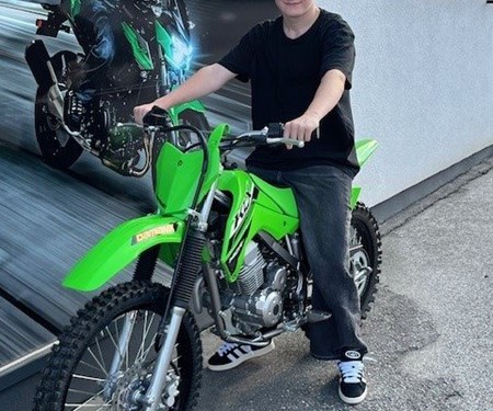 KLX 140 sorgt für Zeitvertreib und Spaß!