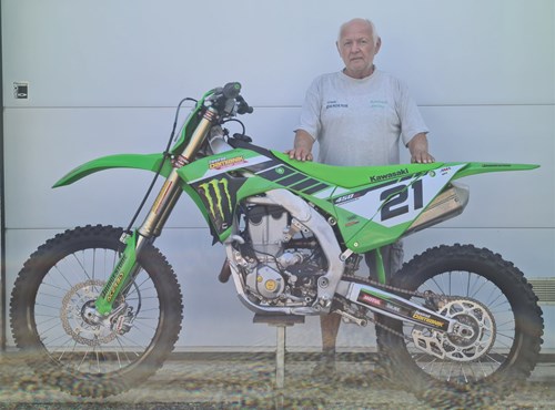 Übergabe einer Kawasaki KX 450/2024