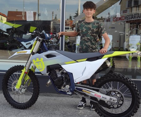 Übergabe einer Husqvarna TC 125