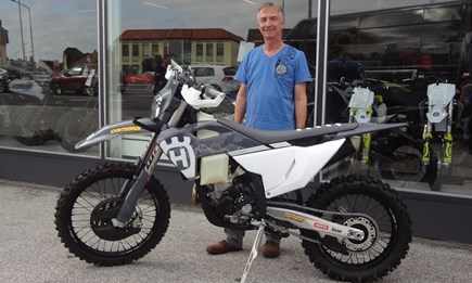 Übergabe einer Husqvarna FE 350 Pro!