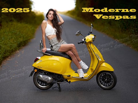 Moderne Vespa 2025 - ein Kalender von Thomas Güra