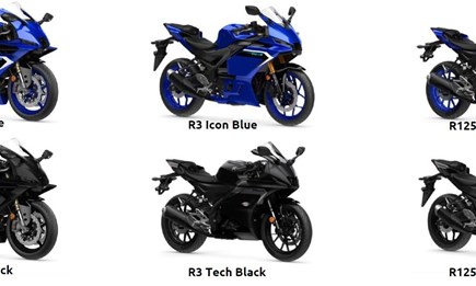 Neue Yamaha R9, R3 Update, R125 2025
