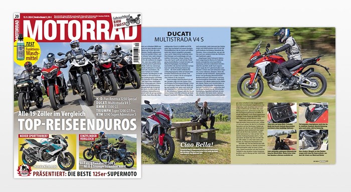 Die Ducati Multistrada V4 S: Spitzenreiter im Vergleichstest