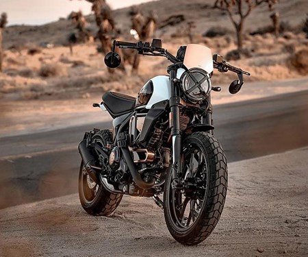 The Symbiosis: Ducati Scrambler 10° Anniversario Rizoma Edition