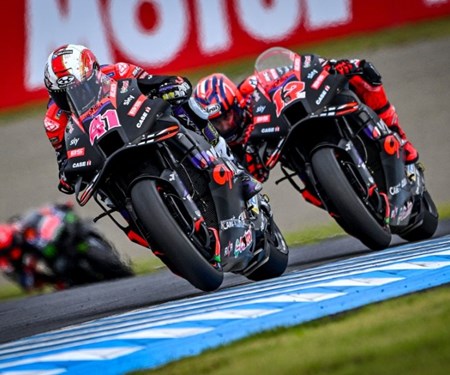 Steiles Rennen für Aprilia Racing in Motegi