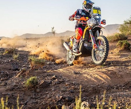 STAGE FOUR WIN FOR SANDERS AT RALLYE DU MAROC AS BENAVIDES CLAIMS THIRD