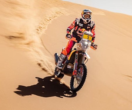 DANIEL SANDERS WINS STAGE THREE OF THE 2024 RALLYE DU MAROC