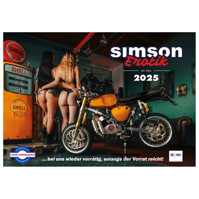 Starke Mopeds und sinnliche Kurven - SIMSON Erotik-Kalender 2025