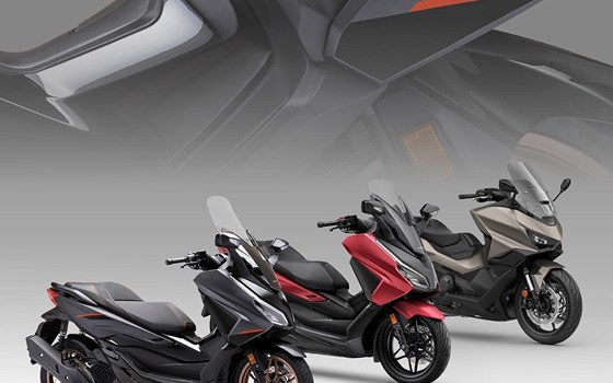 Die Honda Forza Premium Roller Familie erhält Design-Updates sowie mehr Ausstattung und Praktikabilität im Modelljahr 2025 - Bild 3